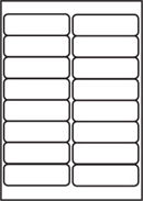 10x A4 sheets - 16 labels per sheet