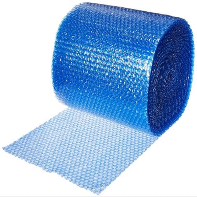 10m Blue Small Bubble Wrap 500mm (20") width